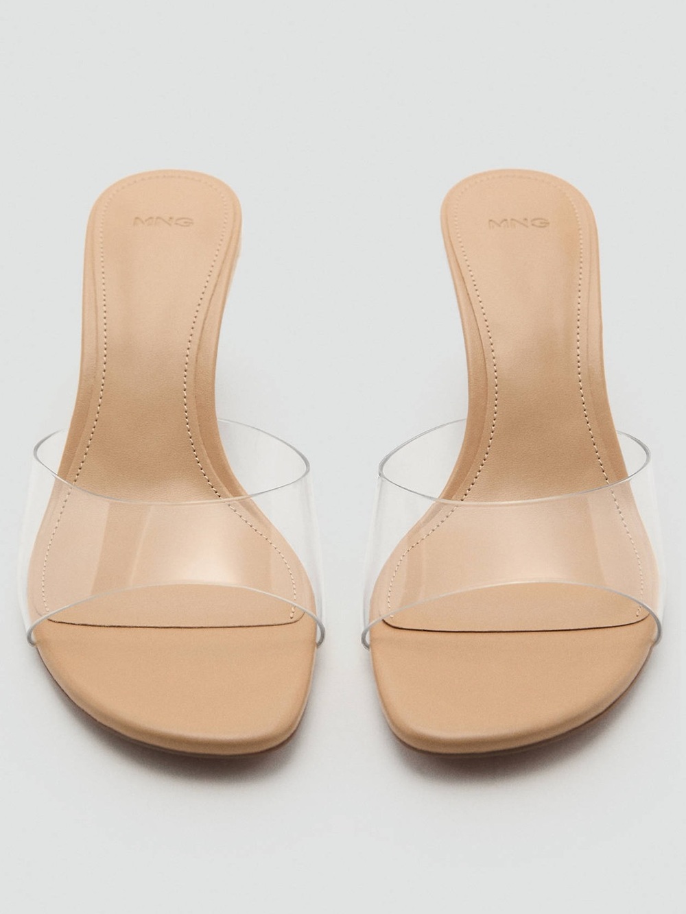 Mango VINYL WEDGE SANDALS